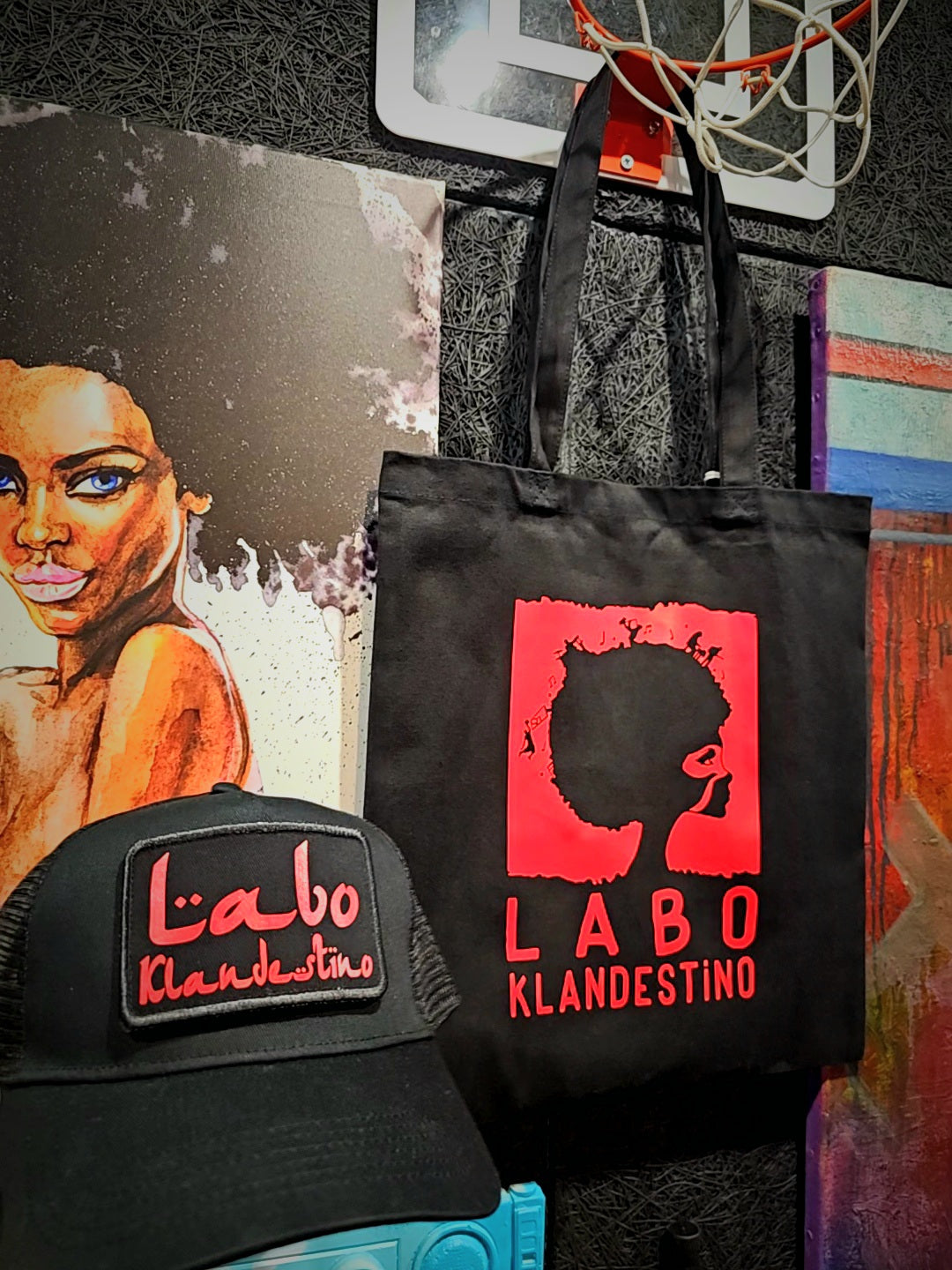 Sac en coton canvas Labo Klandestino